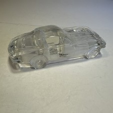 HOFBAUER 1963 CORVETTE STINGRAY GLASS CRYSTAL CAR PAPERWEIGHT