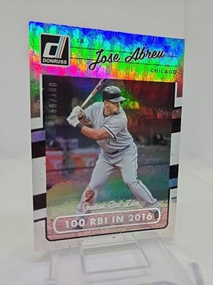 2017 Donruss Jose Abreu 60/100 Season Stat Line #78 Chicago White Sox L k!