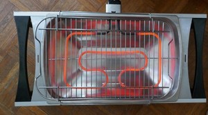 Vintage West Bend Smokeless All Electric Broiler Indoor Grill  Model 15414 WORKS