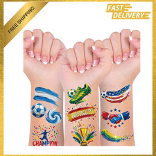 Soccer Temporary Tattoos 2026 World Cup Fan Party Decorations Soccer Fans Gifts