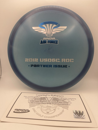 Innova Disc Golf 2012 USDGC Blue Champion Innova Air Force ROC Stamp With COA - Picture 1 of 3