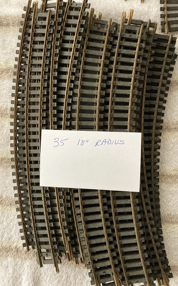 Vintage Atlas HO Scale Train Track Lot Of  100 Curves, Straights, Turnouts, more - Image 3 of 4