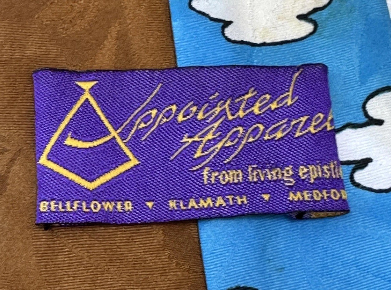 Appointed Apparel Tie Mens Blue Brown Sheep Isaiah 53:6 Christian Novelty