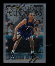 1996-97 Topps Finest: Anfernee Hardaway Foundations W/Coating NM-MT OR BETTER