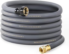 Garden Hose 5/8" x 50ft - Brass Rubber Heavy Duty Water 600 PSI Burst Pressure