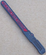 Cache Saber 6" Mega Geocoin - Red Glitter - Activated  Adoptable - TB7DHHH