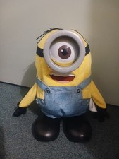 Thinkway Toys Minions Tumbling Interactive Talking Stuart Plush Toy