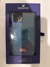 Custodia telefono Swarovski per iPhone 11 Pro cristalli strass blu