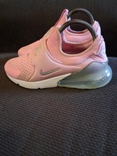 Nike Youth Air Max 270 Extreme Pink White Slip On Shoes GS Size 5Y CI1108-600