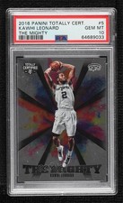 2016-17 Panini Totally Certified The Mighty Kawhi Leonard #5 PSA 10 GEM MT 0f8t