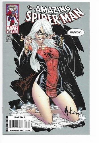 Amazing Spider-Man #607 NM Classic J Scott Campbell SIGNED 3x Melo Kelly McKone!