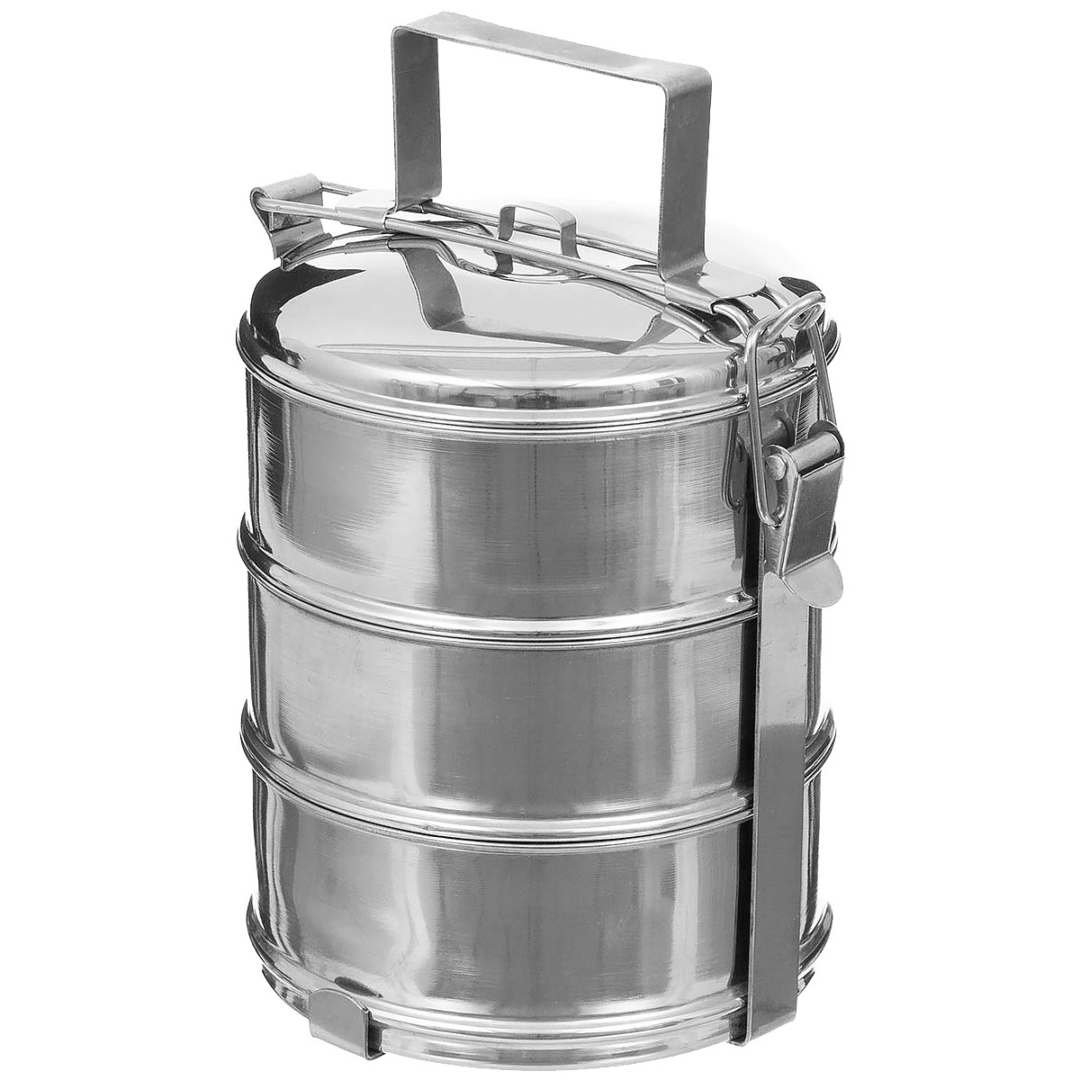 Fox Outdoor 3-part Food Canister Camping Outdoor Eating Pots Stainless