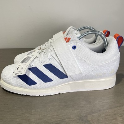 Adidas Mens Size 8 Shoes NEW Weightlifting Powerlift 5 White Womens 9 JP9878