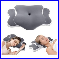 Ergo Pillow for Sleep Apnea, Neck Pain, and Snoring Relief Cervical Neck Pi...