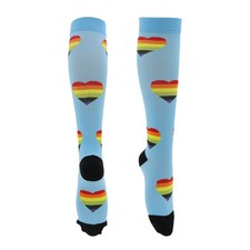 Breathable Cycling Socks Size L High Cycling Socks Blue