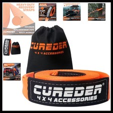 Tow Strap - 3 X 30ft Recovery Straplab Tested 35121 Lb Break Strength Sna...