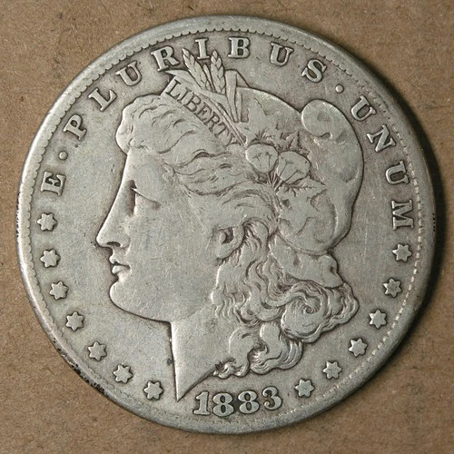 $1 1883-CC Morgan Silver Dollar Fine+ Carson City Mint * AvenueCoin