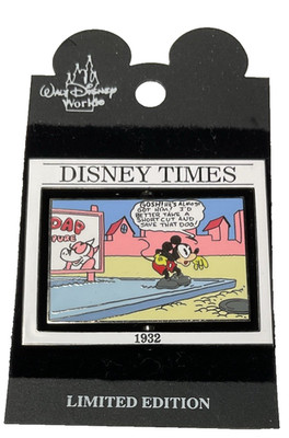 WDW Disney Times: First Mickey Mouse Sunday Comic Strip #6 of 12 1125/3500