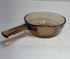 Pyrex Corning Vision Ware AMBER Brown Glass ....