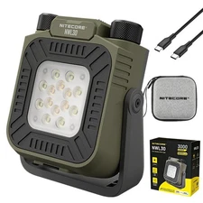 NITECORE NWL30 3-in-1 Outdoor Work Light -3000 Lumens w/ Storage Case and Eco-Se