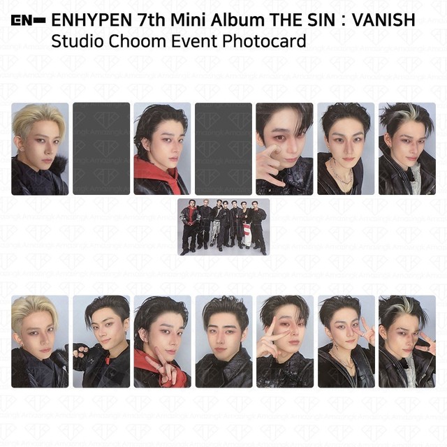 Enhypen 7th Mini Album The Sin : Vanish StudioChoom Photocard KPOP K-POP