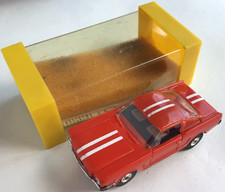 Aurora 1373 Mustang Fastback T-Jet HO Slot Car 1960s Vtg w/ Box  Instructions