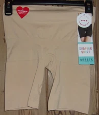 Assets by Spanx Women's Shaper Short Size: LARGE #10125R NAKED NWT $28.00