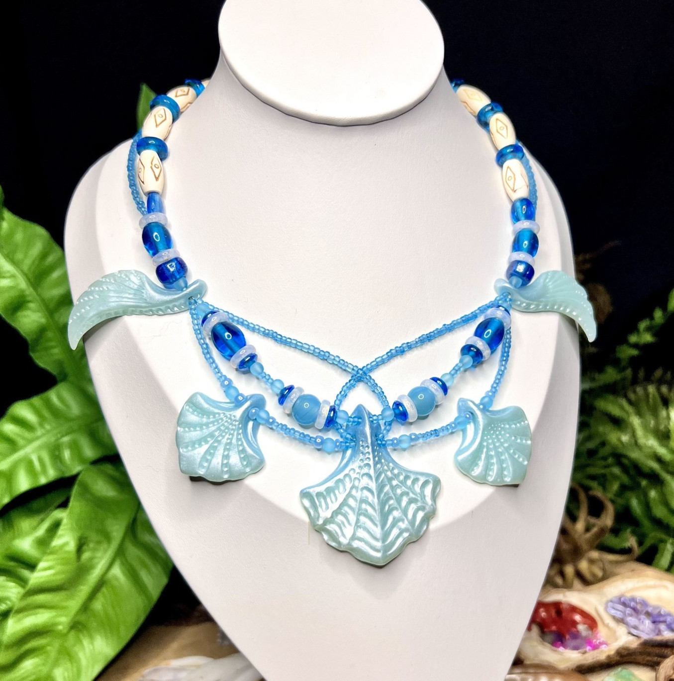 Lagoon Treasures - handgefertigte Avatar-inspirierte Halskette - Unikat
