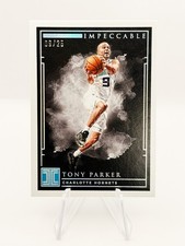 2018-19 Impeccable Basketball, Tony Parker, #42, Panini, Holo Silver 09/25