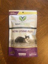 VetriScience - Vetri Lysine Plus, Immune Support Supplement for Cats 120 Chews