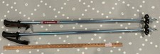 Vintage Tomic USA Made Ski Poles Blue & Red 46โ Pistol Grips Retro Look
