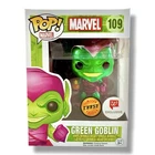 Funko Pop! Marvel #109 Green Goblin Chase Metallic SHELF WEAR Spider-Man New