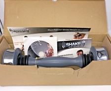 Shake Weight Upper Body Sculpting Dumbbell Gray/Chrome W/DVD Workout 5 Pounds