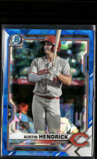 Austin Hendrick - 2021 Bowman Draft Sapphire Card BDC-138 Cincinnati Reds