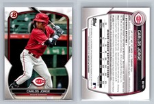 2023 Bowman Draft #BD-105 Carlos Jorge