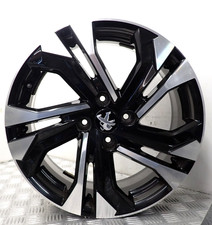 PEUGEOT 2008 17" BLACK DIAMOND CUT ALLOY WHEEL 9828186080 (R1-C)