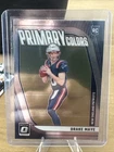 2025 Panini Donruss Drake Maye Primary Colors Rookie Card #3 Patriots NFL