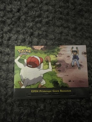 EP24 Primeape Goes Bananas - TV Animation Edition - Pokemon Topps Card