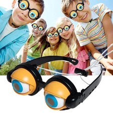 Party Toy Adult Kids Funny Wink Glasses Eyewear Crazy Eyes Props Crazy Blink