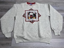 Vintage 80s Walt Disney Sweatshirt OG Mickey Mouse Made in USA Size M Crewneck