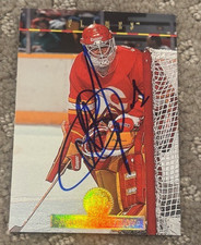 1994-95 Leaf Andrei Trefilov signed autographed card #87 - Calgary Flames