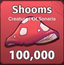 Creatures Of Sonaria - 100K Mushrooms, Cheape...