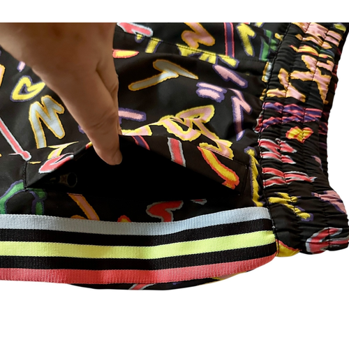 Adidas Originals Love Unites Doodle Print Woven Shorts Boys Sz Large (14-16Y) - Picture 8 of 12