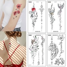 Body Art Colored Tattoo Stickers Body Decoration Back Tattoo Stickers  