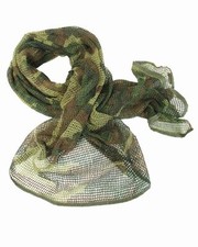 BW Commando Netzschal Woodland Bundeswehr Sniper Scarf Paintball Tarn Schal
