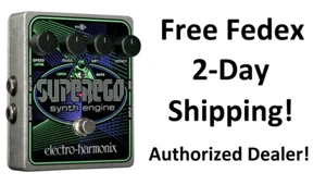 Nouveau Electro-Harmonix EHX Superego Synth Polyphonic Engine Guitar Effect Pedal
