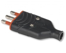 Rosi Spina Mobile in Gomma 16A 250V Nero
