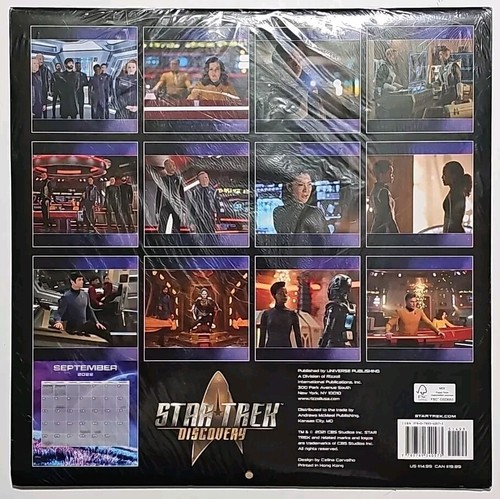 Star Trek: Discovery 2022 Wall Calendar New - Picture 2 of 2