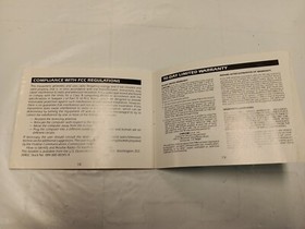 NES-Captain Commando Gun Smoke (Nintendo) MANUAL ONLY+PROTECTIVE BAG