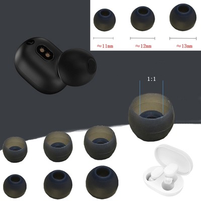 Silikon Ear Tips for Xiaomi Redmi Airdots In-Ear TWS Bluetooth Kopfhörer Earbuds